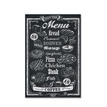Placa Decorativa MDF Frase Giz Menu Restaurante Placa Decorativa MDF Frase Giz Menu Restaurante