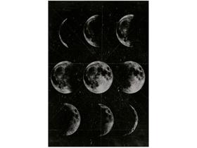 Placa Decorativa MDF Good Vibes Fases da Lua Placa Decorativa MDF Good Vibes Fases da Lua