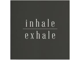 Placa Decorativa MDF Good Vibes Inhale Exhale