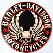 Placa Decorativa Mdf Harley Davidson Motorcycle