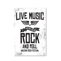 Placa Decorativa MDF Live Music Placa Decorativa MDF Live Music