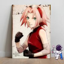 Placa Decorativa MDF - Naruto 20X28CM