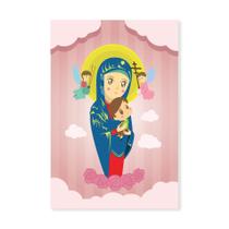 Placa Decorativa MDF Nossa Senhora Virgem Maria 20x30cm