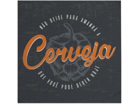 Placa Decorativa MDF Open Bar 20x20cm Placa Decorativa MDF Open Bar 20x20cm