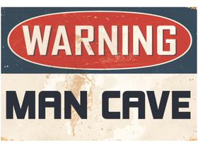 Placa Decorativa MDF Open Bar Warning 20x29cm Placa Decorativa MDF Open Bar Warning 20x29cm