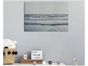 Placa Decorativa MDF Perto do Mar Ondas 30x44cm