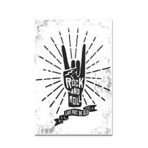 Placa Decorativa MDF Rock And Roll