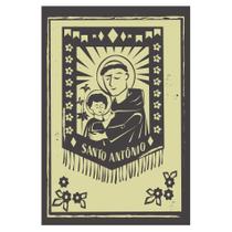 Placa Decorativa MDF Santo Antônio Junino 30x40cm Placa Decorativa MDF Santo Antônio Junino 30x40cm