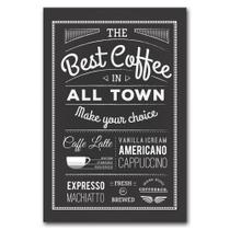 Placa Decorativa MDF Vintage Café