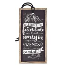 Placa Decorativa Mini 7x14 Tag Decorativa Mensagem Amigos Amizade Placa Decorativa Mini 7x14 Tag Decorativa Mensagem Amigos Amizade
