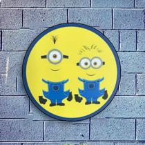 Placa Decorativa Minions Brothers - Mille