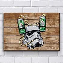 Placa Decorativa - Modelo P226 - Star Wars 30X20Cm Em Mdf Placa Decorativa - Modelo P226 - Star Wars 30X20Cm Em Mdf