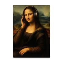 Placa Decorativa Mona Lisa Playlist 15x21cm Placa Decorativa Mona Lisa Playlist 15x21cm