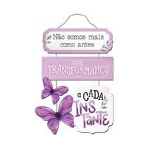 Placa Decorativa Motivacional MDF Não Somos Mais como Antes Placa Decorativa Motivacional MDF Não Somos Mais como Antes