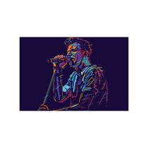 Placa Decorativa Música Vocal 01 30x40cm