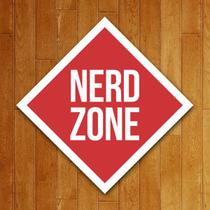 Placa Decorativa Nerd Zone (V2) - Legião Nerd