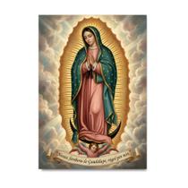 Placa Decorativa Nossa Senhora de Guadalupe Rogai 21x30cm Placa Decorativa Nossa Senhora de Guadalupe Rogai 21x30cm