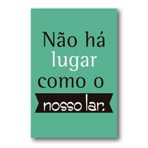 Placa Decorativa NOSSO LAR MDF 30X40cm