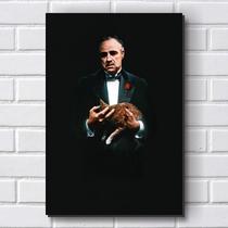 Placa Decorativa - O Poderoso Chefão 30X20Cm Em Mdf