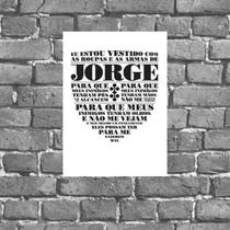 Placa Decorativa Oração De São Jorge 18x27cm - Quadros On-line