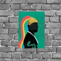 Placa Decorativa Orixá Oxumaré 18X27Cm