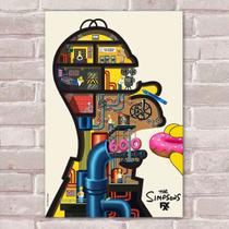 Placa decorativa - Os Simpsons (28x20) cm Placa decorativa - Os Simpsons (28x20) cm