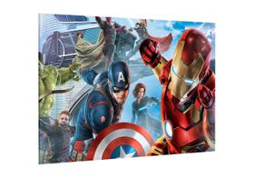 Placa decorativa - os vingadores - marvel