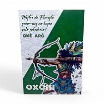 Placa Decorativa Oxóssi Guia da Floresta Mdf DuplaFace 27 cm