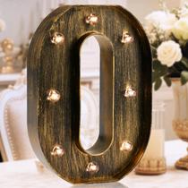 Placa decorativa OYCBUZO Vintage LED Marquee Letter 23cm Placa decorativa OYCBUZO Vintage LED Marquee Letter 23cm