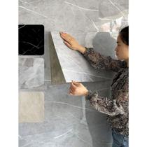 Placa Decorativa Papel de Parede Marmorizada Cinza 30x60cm