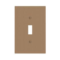 Placa decorativa para interruptor de luz Oilbiexn, taupe quente, 1 unidade