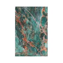 Placa decorativa para interruptor Oilbiexn, mármore verde-esmeralda, 1 módulo