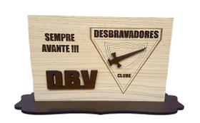Placa Decorativa Para Mesa Desbravador Dbv