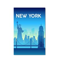 Placa Decorativa para Sala New York