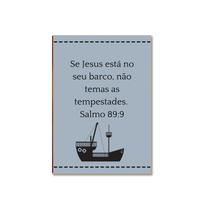 Placa Decorativa Parede MDF Salmo 89:9 Versículo Tam A4 FE3