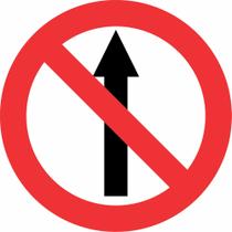 Placa Decorativa Parede Sinal de trânsito Proibido Seguir Mdf Placa Decorativa Parede Sinal de trânsito Proibido Seguir Mdf