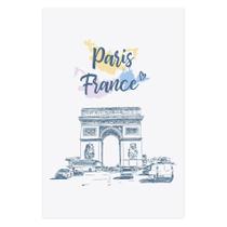 Placa Decorativa Paris Arco do Triunfo França MDF 20x30