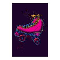 Placa Decorativa Patins Hobby 30x40cm