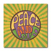 Placa Decorativa - Peace and Love - 2037plmk Placa Decorativa - Peace and Love - 2037plmk