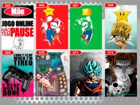 Placa Decorativa PET 20x28 Cm Games