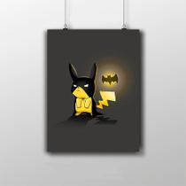Placa Decorativa Pikashu Batman