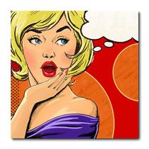 Placa Decorativa - Pin-up Mulher - 0514plmk