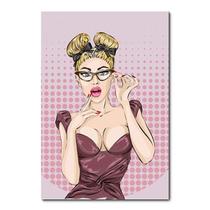 Placa Decorativa - Pin-up Mulher - 0979plmk