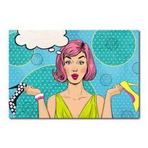 Placa Decorativa - Pin-up Mulher - 2175plmk