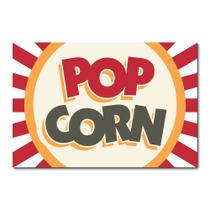 Placa Decorativa - Pipoca - Cinema - 1341plmk