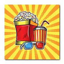 Placa Decorativa - Pipoca - Cinema - 2018plmk