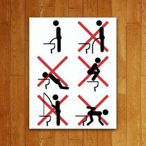 Placa Decorativa - Placa De Banheiro