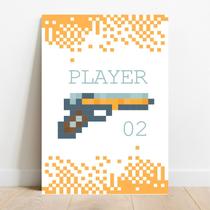 Placa Decorativa Player 2
