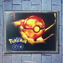 Placa Decorativa Pokemon Go - Pokebola - Mille