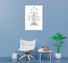 Placa Decorativa Por Onde Você For, Espalhe Doçura Branco